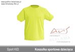 Agencja reklamowa ARS NOMINEM Kraków, Warszawa, odzież reklamowa, odzież z nadrukiem, ubrania z nadrukiem, ubrania reklamowe, t-shirt sportowy dziecięcy SPORT KID