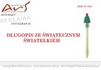 Agencja Reklamowa ARS NOMINEM Kraków, Warszawa, długopis świąteczny ze światełkiem, długopis świąteczny świecący z logo, długopis reklamowy świątczeny