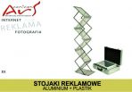 Agencja reklamowa ARS NOMINEM Kraków, Warszawa, stojak na ulotki criss cross, scianka prosta fabric classic, scianka prosta magnetic, ścianki wystawiennicze, elementy targowe, zabudowa stoiska, stojaki na ulotki