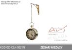 Agencja Reklamowa Ars Nominem Kraków, gadżety ekskluzywne, duży wiszący zegar. Piękny prezent, retro styl. Do gabinetu, poczeklani, biura. Agencja Reklamowa Ars Nominem Kraków, gadżety ekskluzywne, duży wiszący zegar