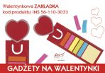 Agencja reklamowa ARS NOMINEM Kraków, Warszawa, zakładka walentynkowa z logo, zakłądka walentynkowa z nadrukiem, zakładka walentynkowa reklamowa, zakładki reklamowe