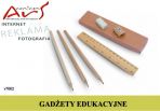 zestaw ekologiczny Agencja Reklamowa ARS NOMINEM Kraków, Warszawa, gadżety reklamowe z drewna, edukacyjne z drewna, gadżety edukacyjne z drewna. edukacyjne z logo, piórnik z logo, drewniany piórnik,