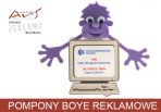 Agencja Reklamowa ARS NOMINEM Kraków, Warszawa, pompony, pompon, pompony reklamowe, pompony z logo, pompony z logotypem, pomponiki reklamowe, pompony reklama, mini maskotki, pianki reklamowe, czupurki, e małpki, boye reklamowe, pompony disco, pompony