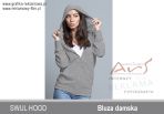 Agencja reklamowa ARS NOMINEM Kraków, Warszawa, odzież reklamowa, odzież z nadrukiem, ubrania reklamowe, ubrania z logo, damka bluza SWUL HOOD