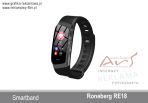 Agencja Reklamowa Ars Nominem Kraków, Warszawa zegarek, smartwatch, bransoletka sportowa, smartband ronenberg re18