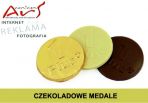 CZEKOLADY Z TEKSTEM, Agencja Reklamowa ARS NOMINEM Kraków, Warszawa, poleca medaliony z czekolady, medalion z czekolady, czekoladowy medalion, czekoladowe medliony
