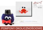 Agencja Reklamowa ARS NOMINEM Kraków, Warszawa, pompony, pompon, pompony reklamowe, pompony z logo, pompony z logotypem, pomponiki reklamowe, pompony reklama, mini maskotki, pianki reklamowe, czupurki, e małpki, boye reklamowe, pompony disco, pompony