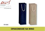 Agencja reklamowa ARS NOMINEM Kraków, Warszawa, opakowanie na wino, tekstylia do wina, tekstylne opakowania reklamowe, tekstylne opakowania na wino, opakowanie na butelkę, jutowa torba na wino, torby z juty, torby jutowe,