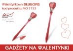 Agencja reklamowa ARS NOMINEM Kraków, Warszawa,  walentynkowy długopis reklamowy, walentynkowy długopis z logo, walentynkowy długopis z nadrukiem, długopis walentynkowy reklamowy, długopisy reklamowe na walentynki,