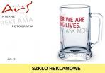Agencja Reklamowa ARS NOMINEM Kraków, Warszawa, kufel szklany z logo, kufle szklane z logo, kufel szklany z nadrukiem, kufel szklany reklamowy, kufle szklane z nadrukiem, kufle szklane reklamowe
