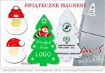 Agencja Reklamowa ARS NOMINEM Kraków, Warszawa, magnesy świąteczne reklamowe, magnes świąteczny z logo,magnesy reklamowe, magnesy świąteczne z logo