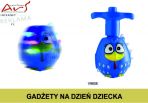 Agencja Reklamowa ARS NOMINEM Kraków, Warszawa, bączek reklamowy, bączek zabawka, bączki reklamowe,  bączek świecący z logo, bączek dziecięcy z logo, bączek dla dzieci z logo, świecący bączek z logo